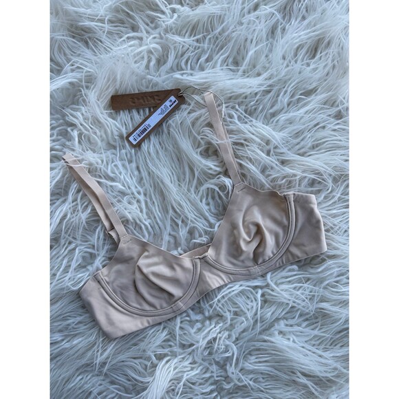 Skims Fits Everybody Unlined Demi Bra Sand Size 34A - Picture 3 of 8